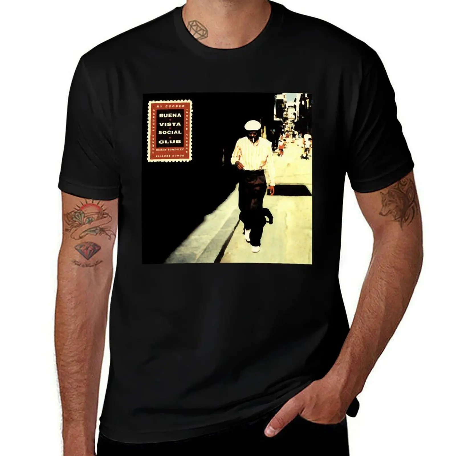 Buena vista social club T-Shirt Classic Print Short Sleeve Shirt T-Shirt