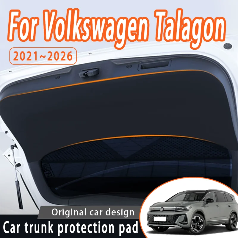

Car Trunk Tailgate Protection Pad For VW Volkswagen Talagon 2021~2026 2023 Auto Anti-dirty Protective Mat Interior Accessories