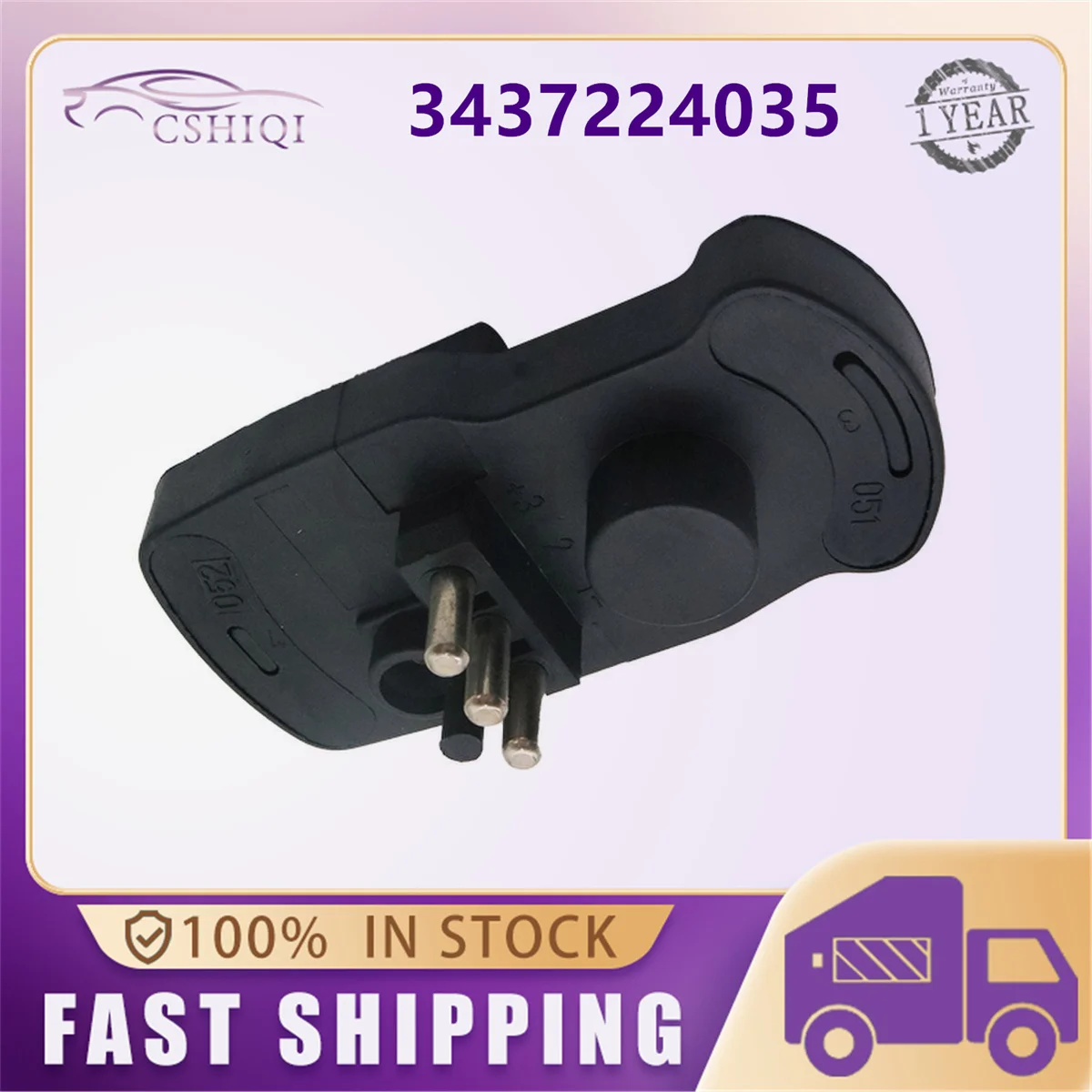 

Датчик положения дроссельной заслонки 3437224035 (3437224015) для Mercedes-Benz 190, 260, 300, 350, 380, 400, 420, 500, 560, W201, W124, W126