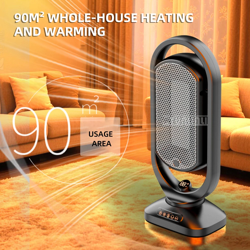 LOK-H2 سخان كهربائي منزلي موفر للطاقة على نطاق واسع لتدفئة الشتاء في المنزل بأكمله