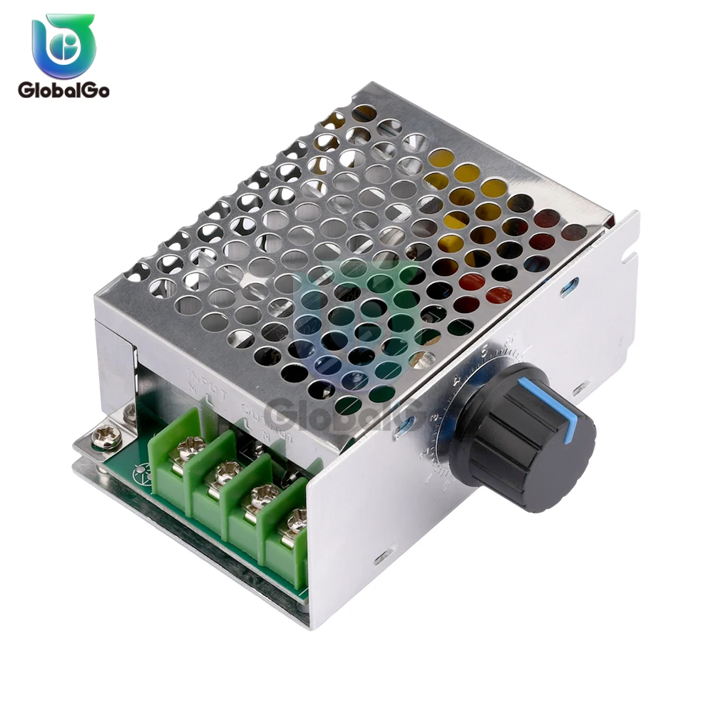 500W AC 220V to DC 10-210V 20A PWM Motor Speed Controller Voltage Regulator Speed Volt Control Switch with Potentiometer