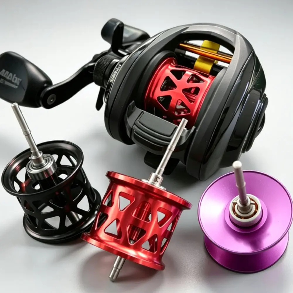Replacement Spool For Abu Generation 4 5 Baitcasting Reel High Performance Full Ceramic Bearing System Ultralight Casting Parts