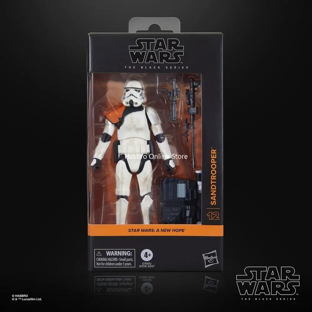 [Предпродажа ноября] Hasbro STAR WARS: Sandtrooper Black Series с 2 аксессуарами Blaster, съемным рюкзаком, 6 ДЮЙМОВ G1565