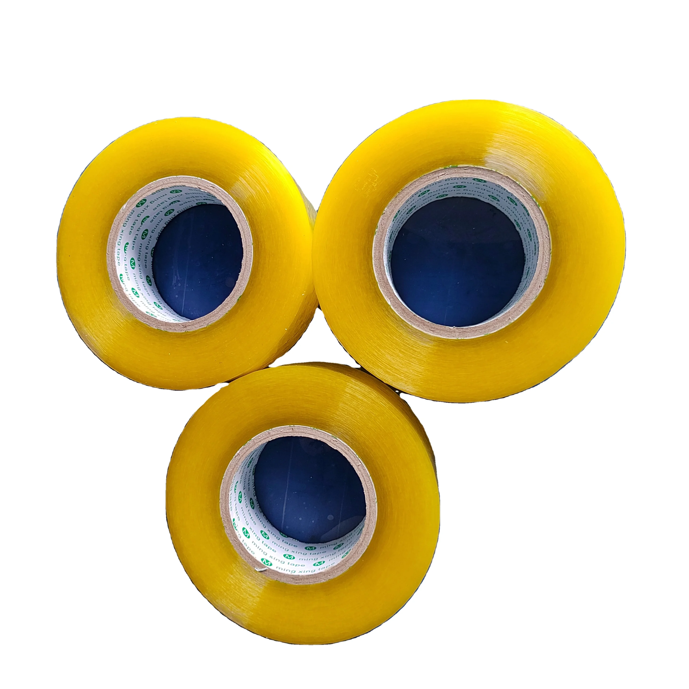 شريط تغليف بوب رخيص ولكن عالي الجودة، مع لاصق قوي، يضمن الختم الآمن للبضائع المصنوعة في الصين 72 لفة