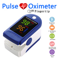 Finger Pulse Oximeter LED Oximetro De Dedo Household Blood Oxygen Pulse Oxymeter SpO2 PR Saturation Monitor PR SPO2 Test