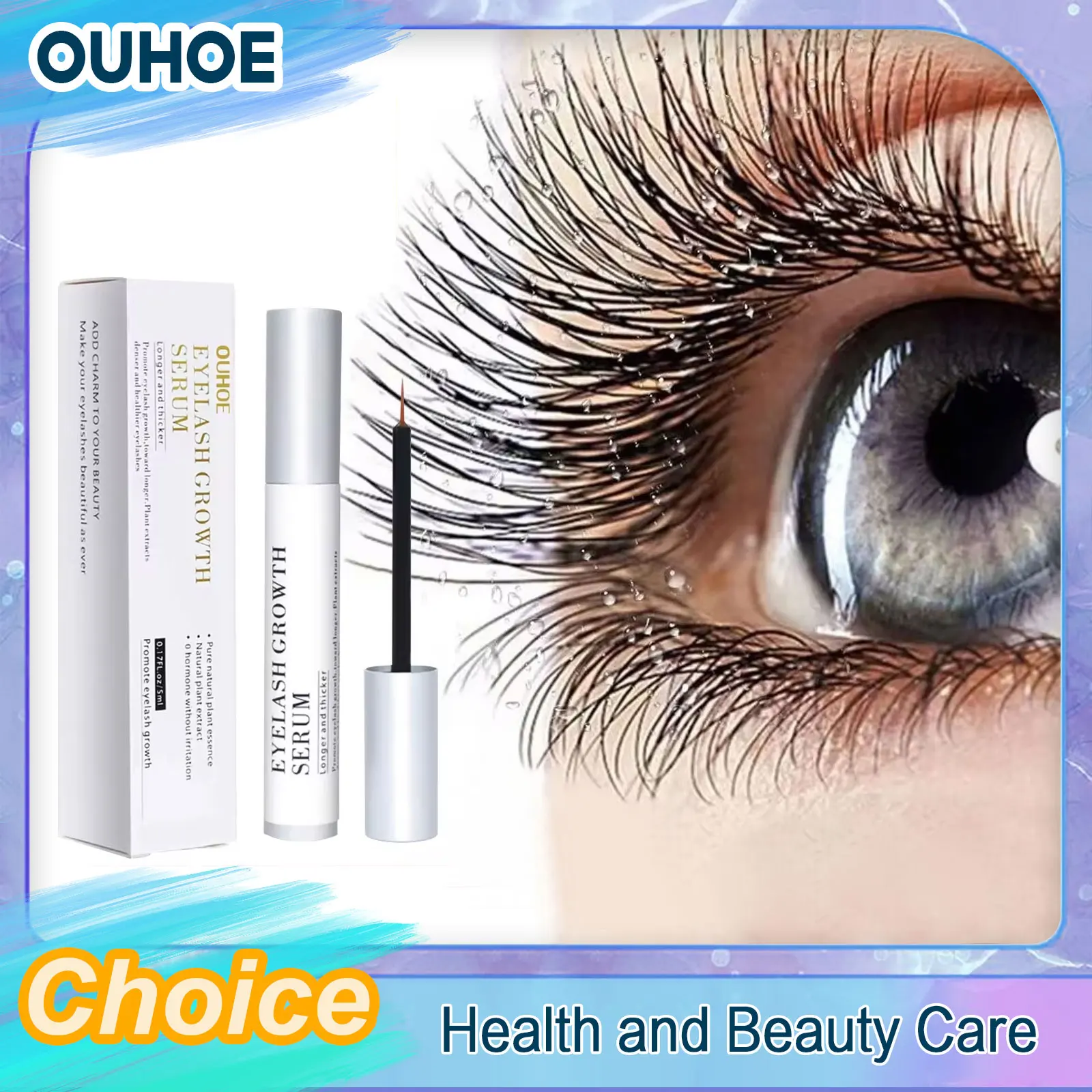 

Eyelash Nutrition Serum Liquid Original Natural Eyelash Growth Enhancer Thicker Mascara Lash Lift Lengthening Nutrient Solution