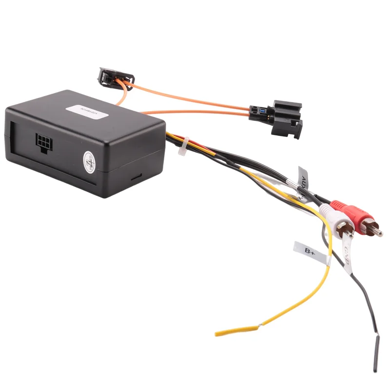 

For A6 A7 A8 Q7 05-09 AUX Car Optical Fiber Decoder Box Amplifier Adapter-X59A