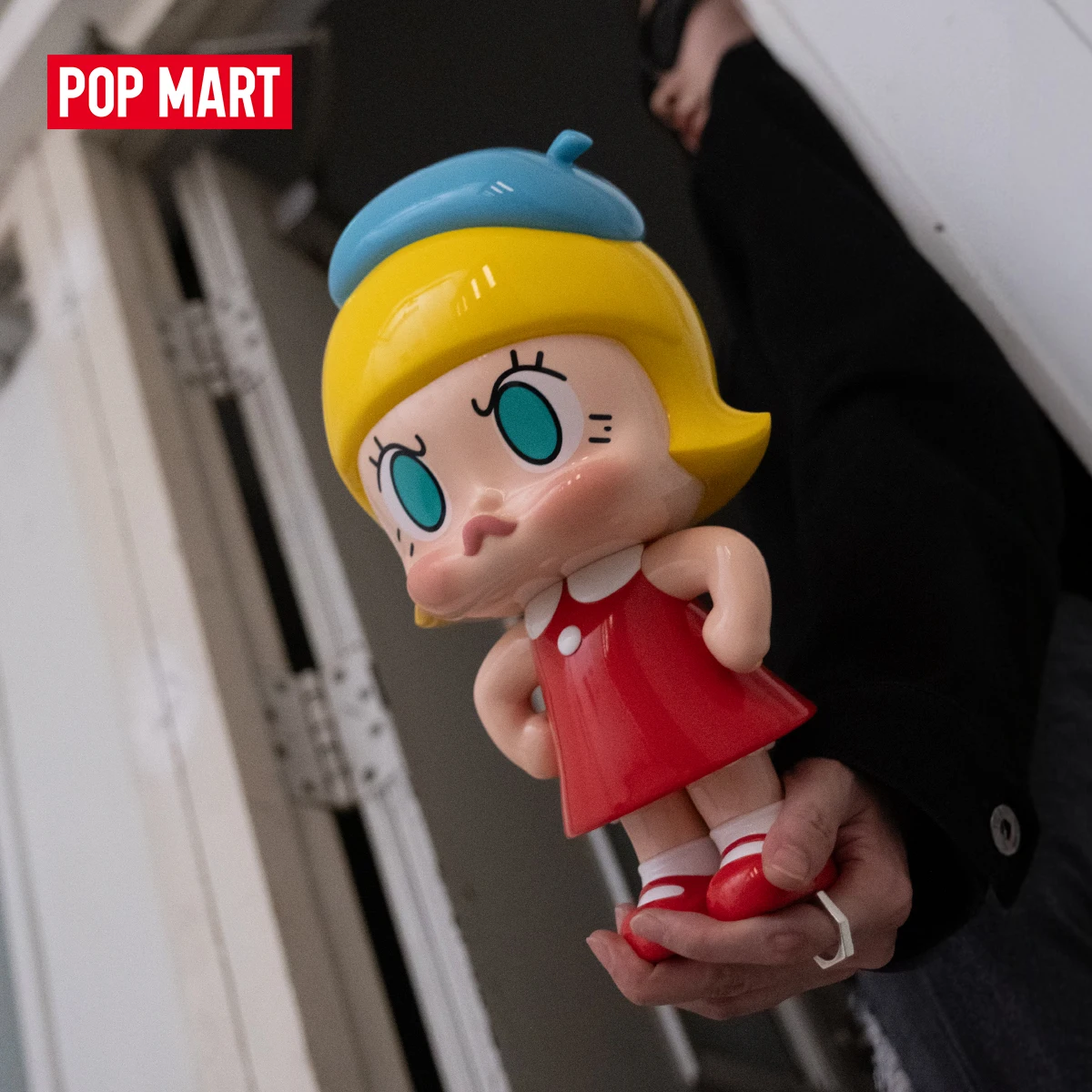 POP MART Angry Molly - Original Fire XL I Designer-Spielzeug Popmart Sammlerstück Niedliche Figuren Actionfigur Geschenk-Spielzeug