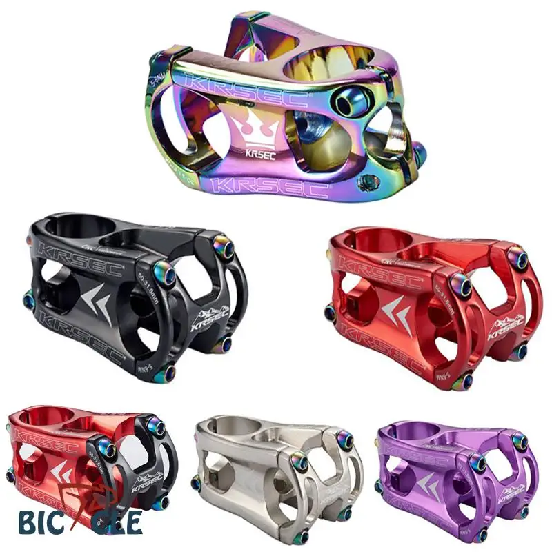 Кронштейн для горного велосипеда KRSEC, мостовая труба для горного велосипеда, короткий силовой велосипедный стол, регулируемый стоечный стержень 28,6*31,8*50 мм