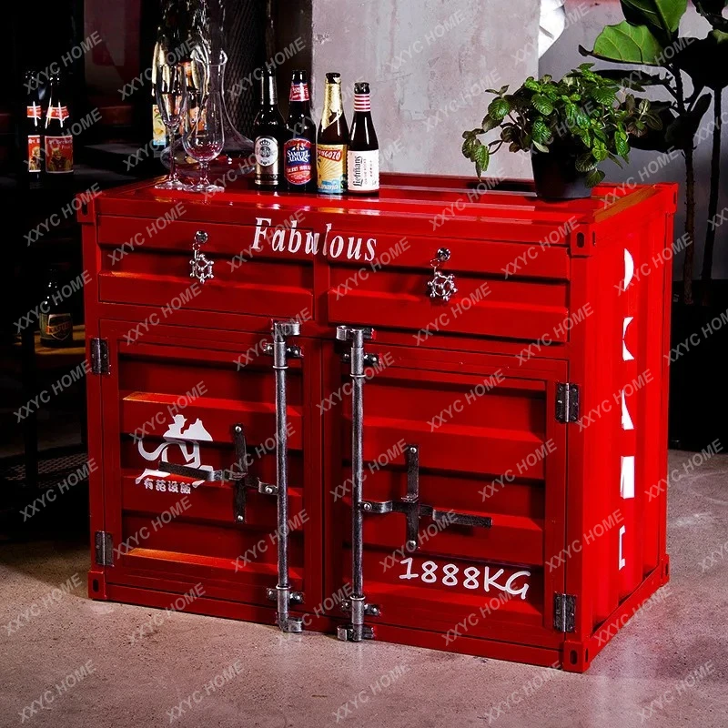 

Промышленный ретро-шкаф для столовой, металлический шкаф-контейнер для документов