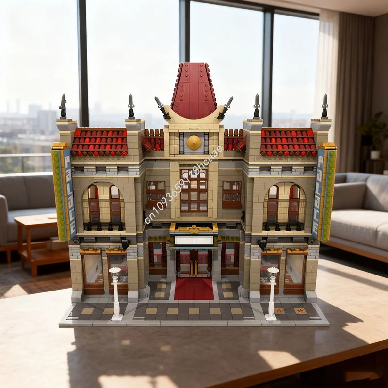 3486 قطعة MOC قصر السينما الصينية وحدات نموذج اللبنات العمارة التعليم الإبداعي الطوب هدية الكريسماس لعب الاطفال #1