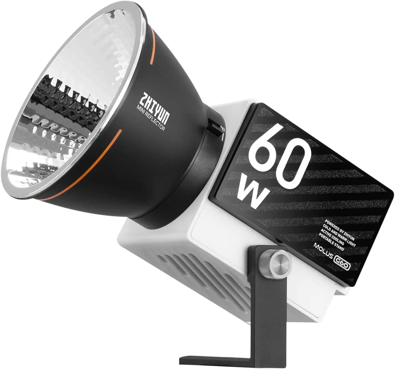 ZHIYUN Molus G60 300g Portable 60W  LED Continuous Output Lighting Bi-Color Video