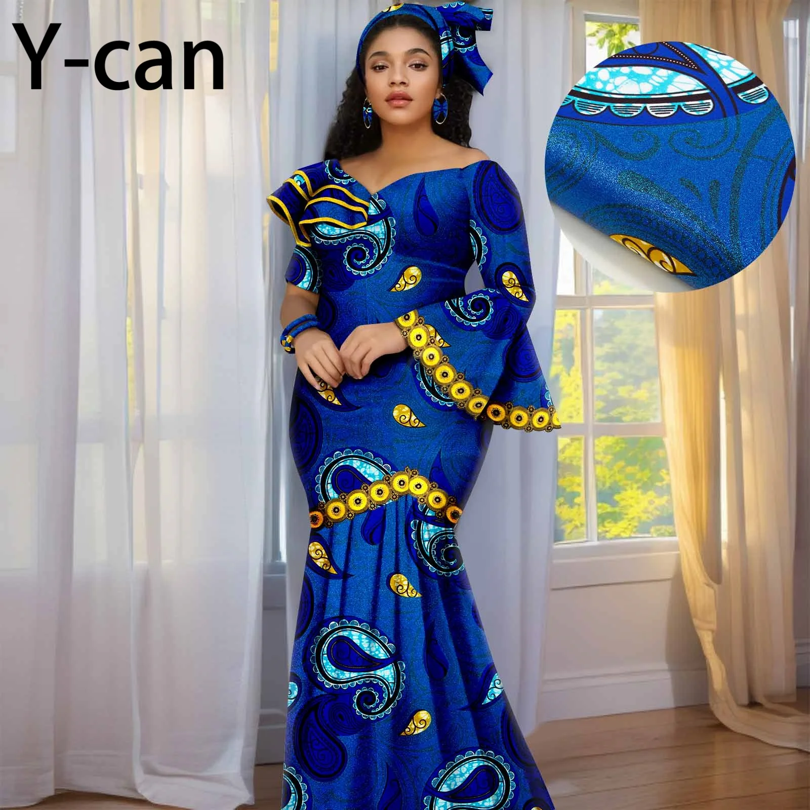 green emerald velvet dress African Dress Gown African Print High Low Dress Fire and Ice  Wax & Wonder