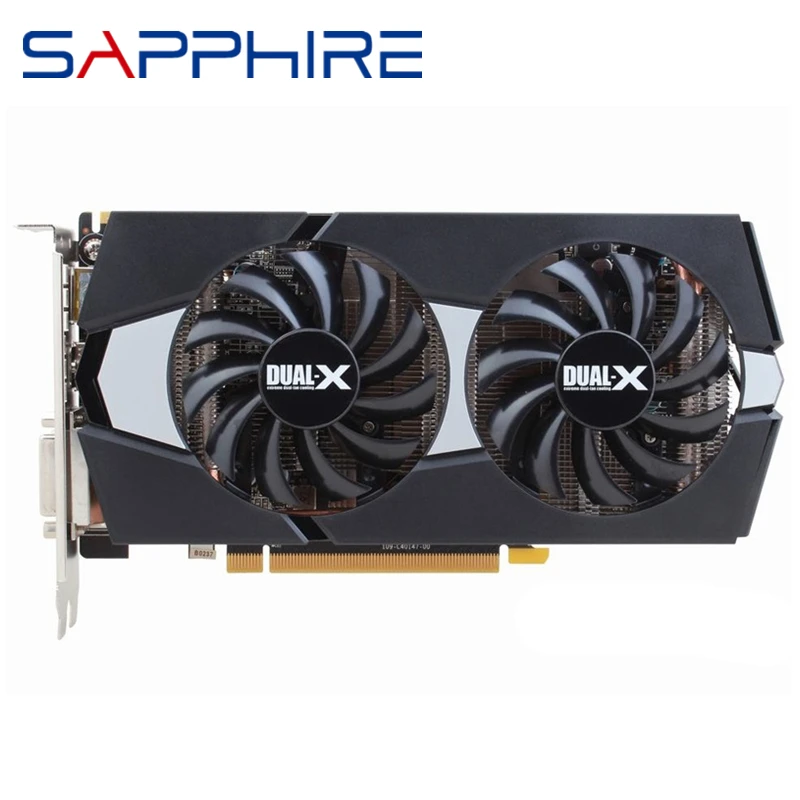 

Original SAPPHIRE R9 370 2GB Graphics Cards GPU AMD Radeon R9 370 4GB Video Screen Cards Desktop PC Computer Game Map Not Mining