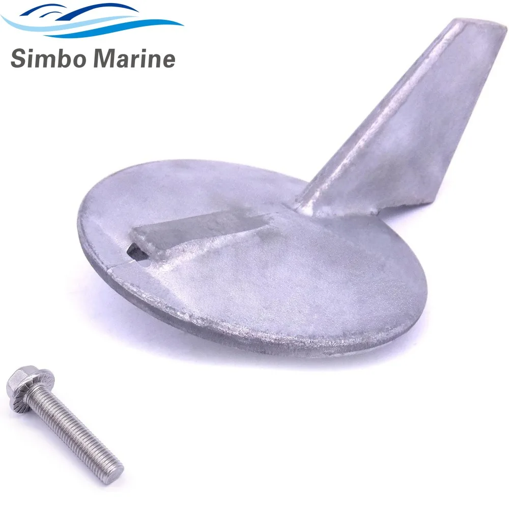 

6K1-45371-02 анод с цинковой отделкой и винтом для подвесного двигателя Yamaha 115 150 175 200HP 6J9-45371-01, аксессуары, детали