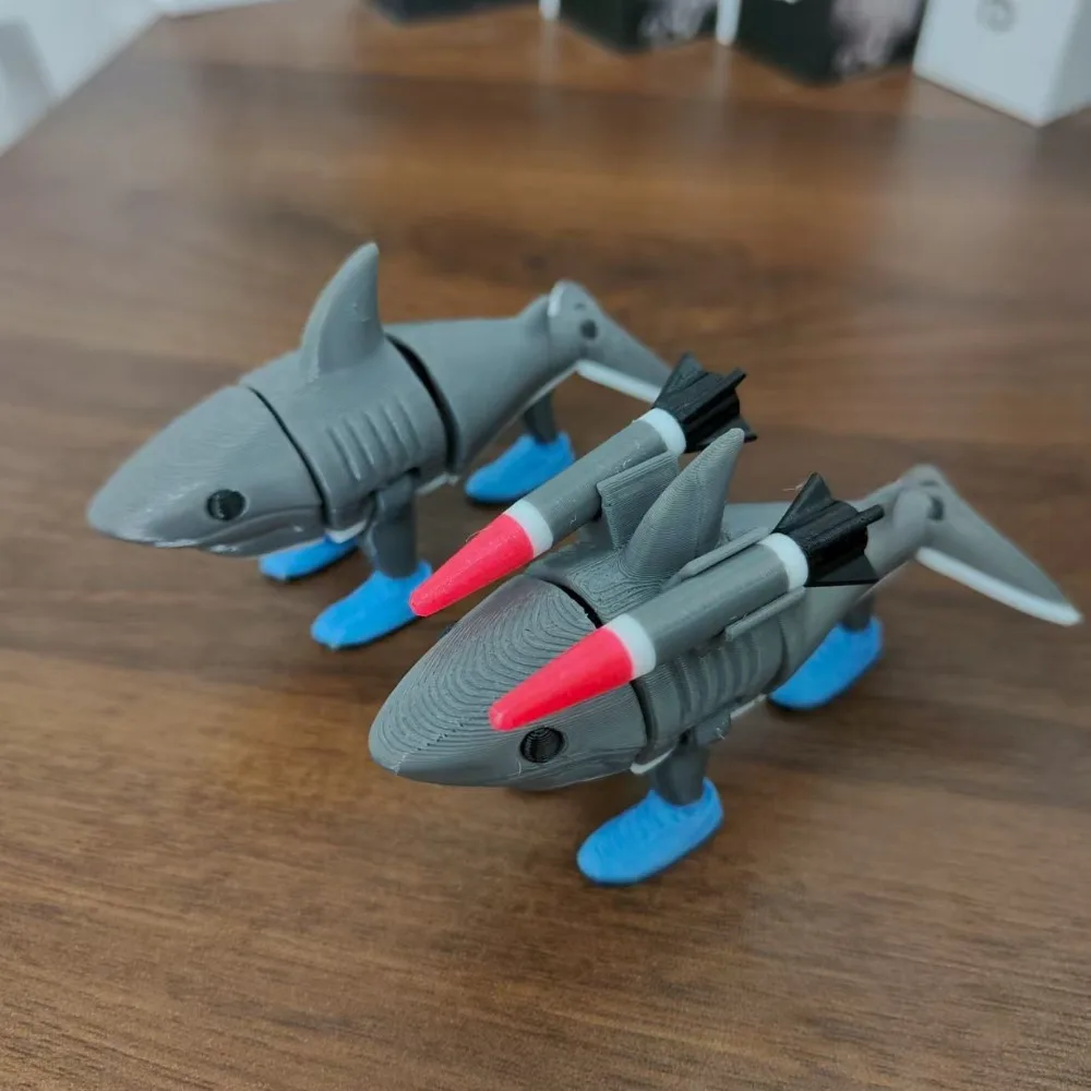Tralalero Tralala Shark Toys راقصة الباليه تونغ تونغ صحور كابتشينو الشكل Brainbot أنيمي زخرفة مكتب ديكور الهدايا