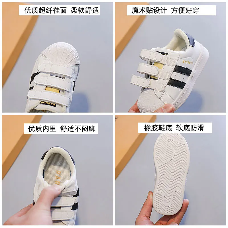 Boys And Girls Canvas Shoes Children\'s School Performance Shoes Babys Children Biscuit Bottom Breathable Kids Fashion Shoes