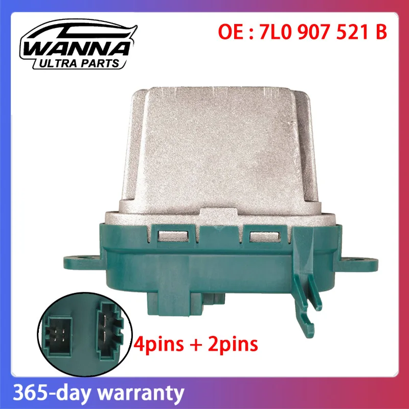 

OE 7L0907521B HVAC Heater Blower Motor Resistor for VW Amarok Transporter Touareg Audi Q7 Porsche 7L0 907 521 B 7L0 907 521B