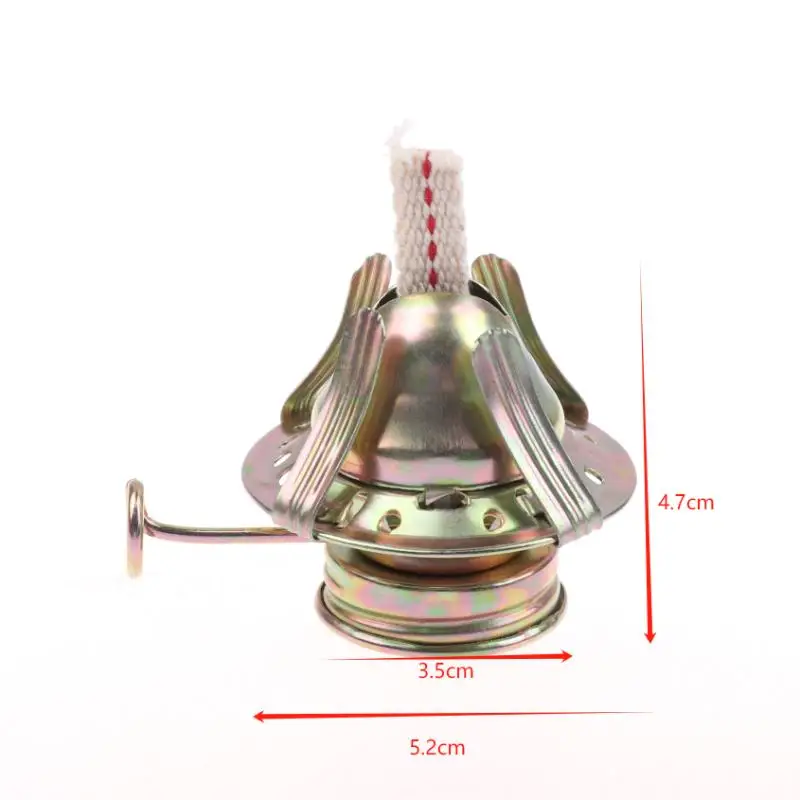 Brûleur de lampe à huile pour lampes antiques, pièces de rechange pour lampes à huile avec collier d