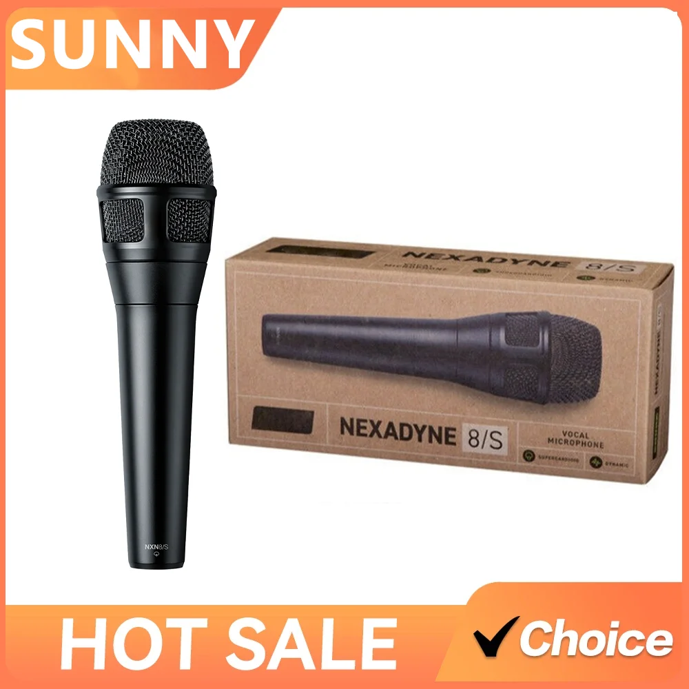 Nexadyne 8 NXN8 NXN8/S ميكروفون صوتي ديناميكي فائق القلب لأداء صوتي DJ مع حقيبة حمل بمشبك ميكروفون #1