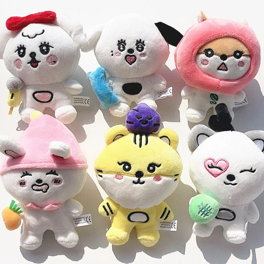 LLavero de muñeca de estilo coreano KPOP STAYC de 15CM, relleno de algodón PP, súper suave, colgante de felpa corta, Sumin, Sieun, Yoon, Fans, regalo de cumpleaños