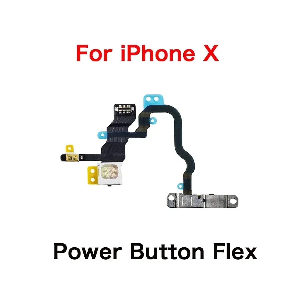 Inner Parts for IPhone X Front Rear Camera Charging Port Power Volume Button Flex Cable with Taptic Engine Ear Loud Speaker