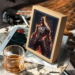 Marvel Venom LED Night Light Wall Decoration Painting Cartoon Animation Desktop Ornament Bedside Lamp Home Accessories Gift