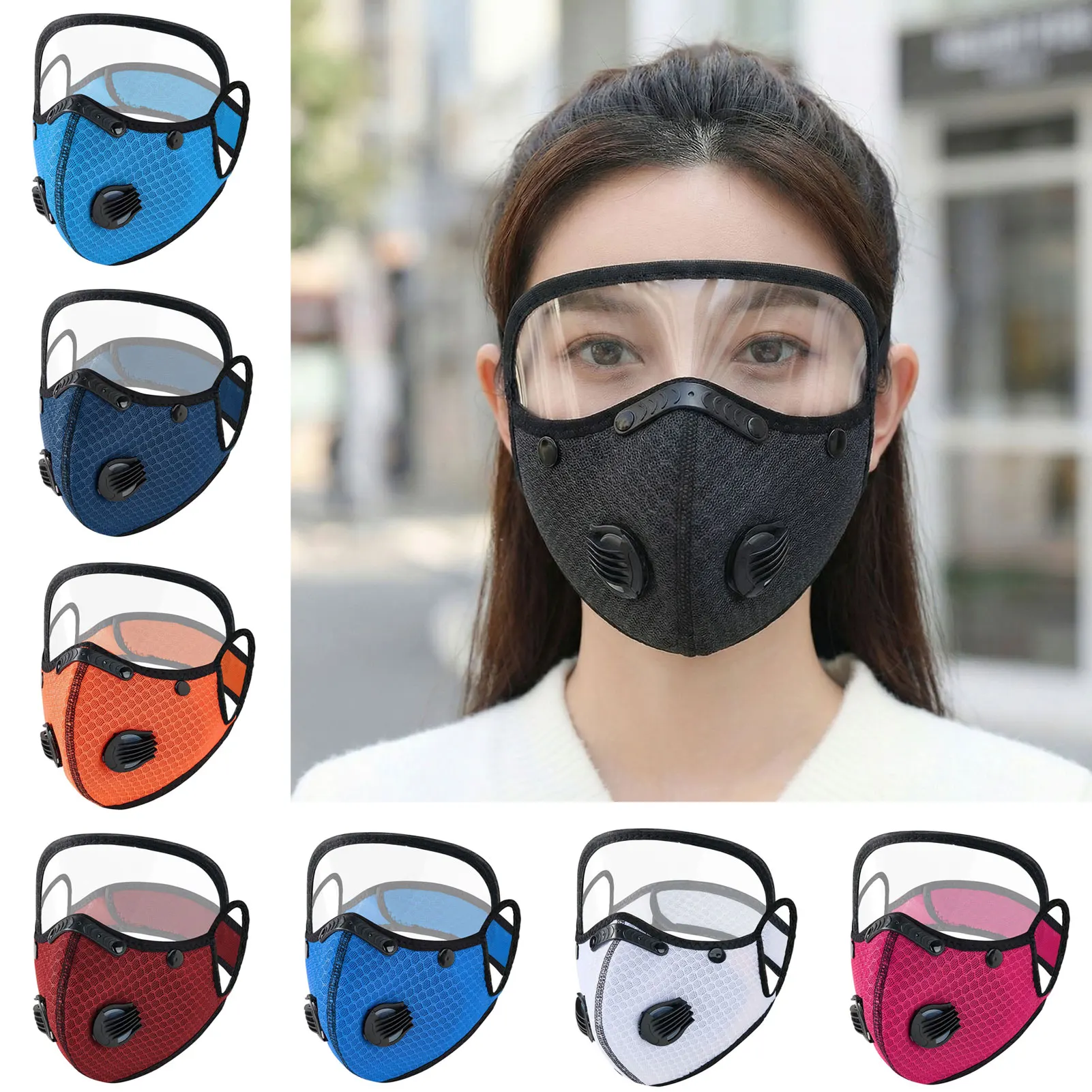 Cycling Face Mask,Sports Protection Dust Face,Breathable Multifunctional Face Mask,Anti-Pollution Washable Reusable Sports Mask