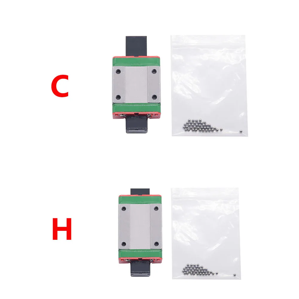 1 linear guide+1 carriage 3D Printer part MGN7C MGN9C MGN12H MGN15C miniature linear rail slide MGN7H MGN12C300/350/400mmMGN9H