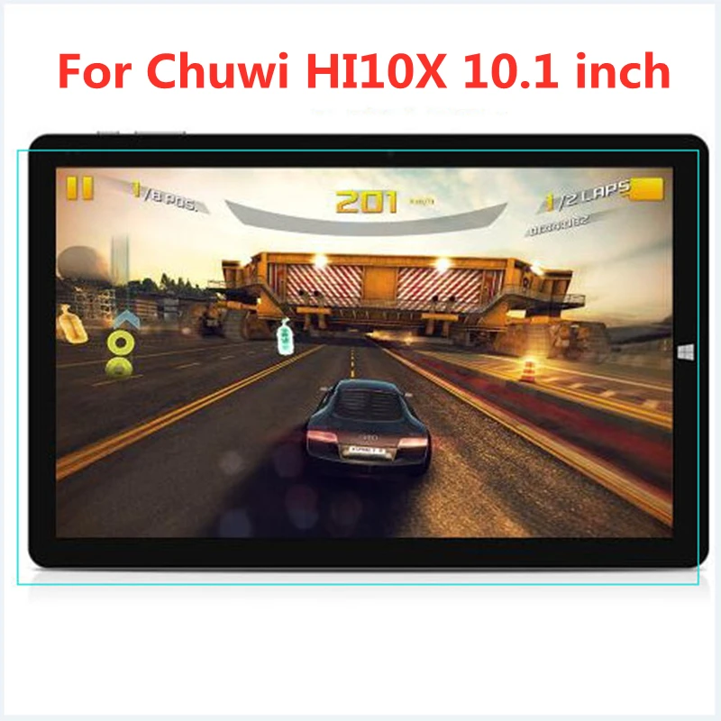 แท็บเล็ตกระจกนิรภัยป้องกันเต็มพื้นที่สำหรับ Chuwi HI10X Hi10x 10.1นิ้ว