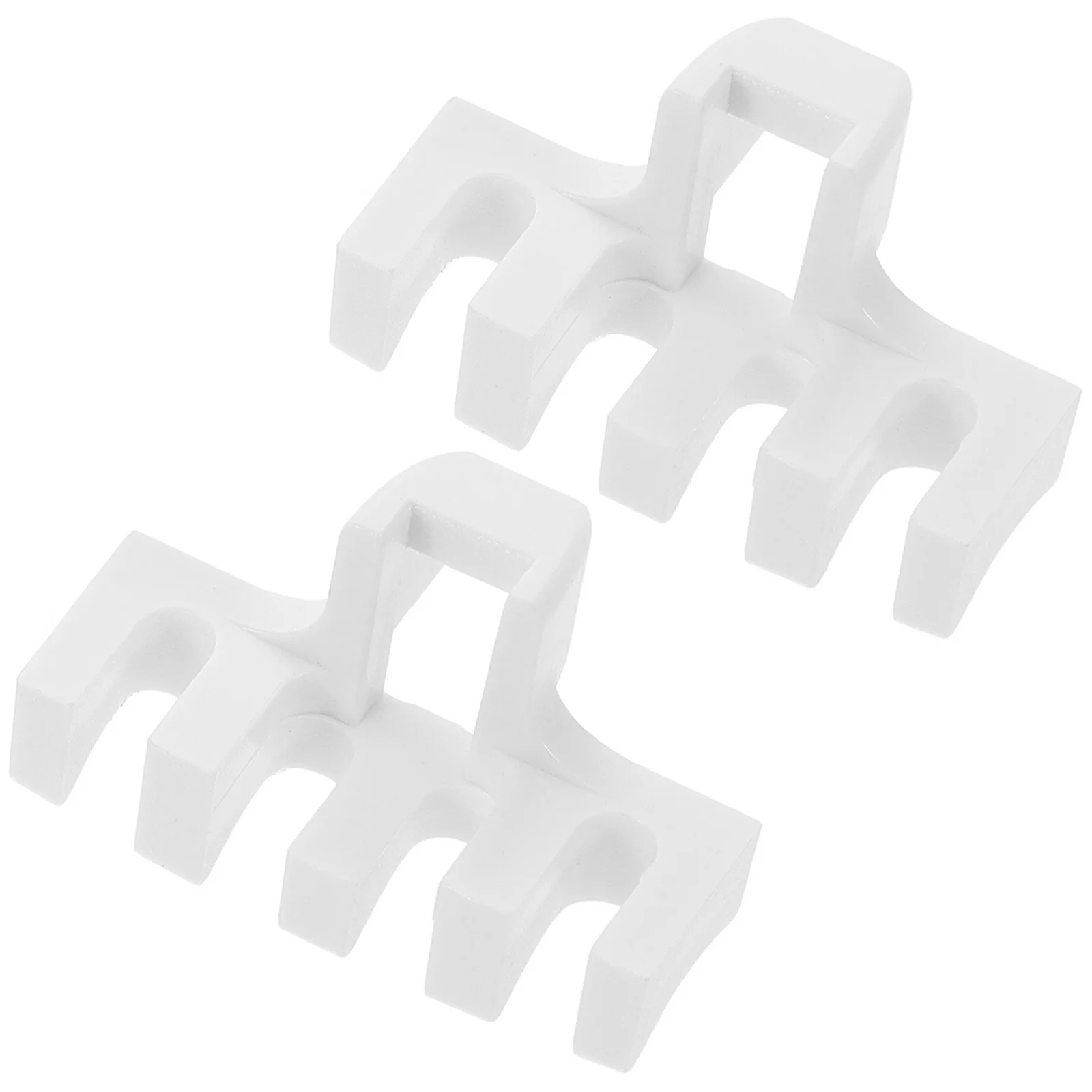 2 قطعة الريشة التوتير تحميل المخفض البلاستيكية مفرشة حماية ل آلة التوتير التنس مضرب خيوط أداة مضرب لوازم