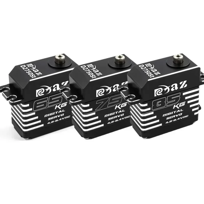 Metalowa stalowa przekładnia cyfrowego serwa 75KG Bezszczotkowe serwo wodoodporne do samochodów RC Crawler 1/8 1/10 SCX10 TRX4 Truck Robot Części zamienne do tuningu