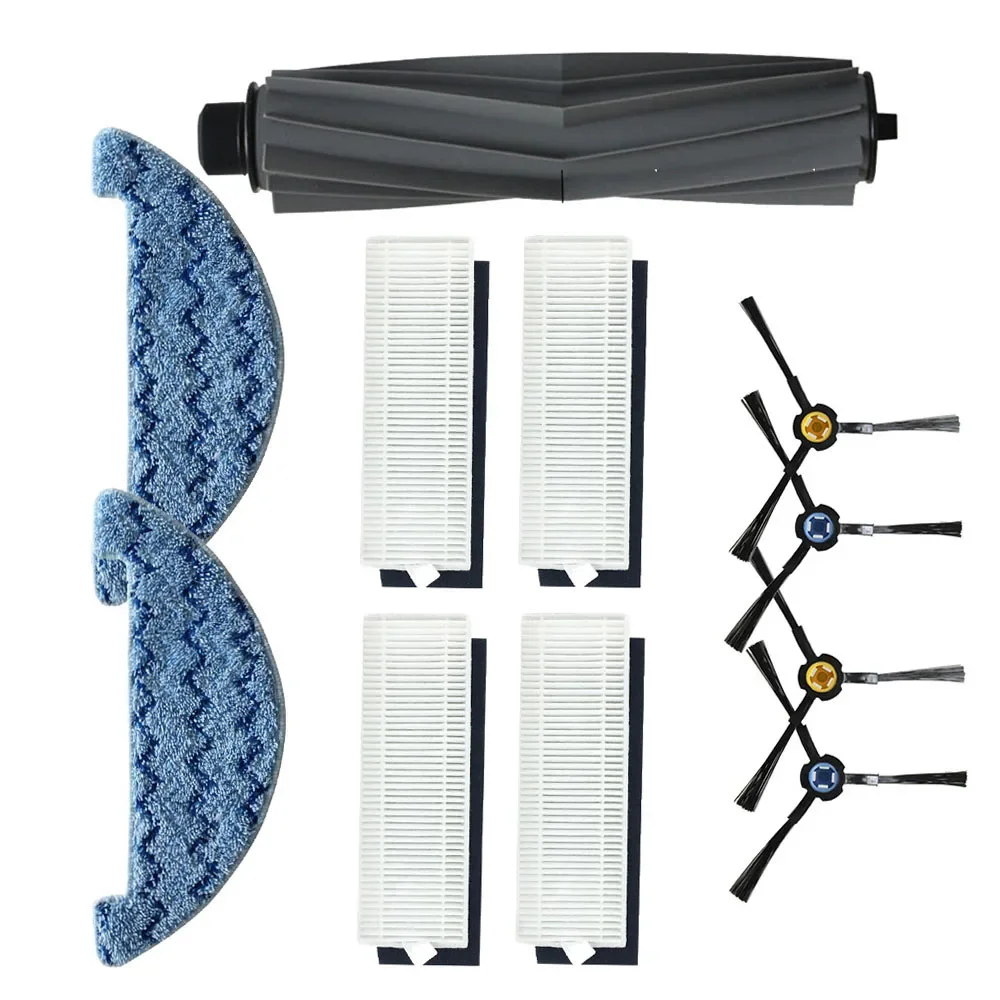 Spazzola principale spazzola laterale per Chuwi ilife A7 A9S Robot aspirapolvere parti di ricambio Mop Cloth filtro antipolvere primario filtro HEPA