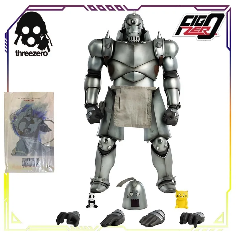 Threezero 오리지널 FigZero 시리즈 FULLMETAL ALCHEMIST 애니메이션 액션 피규어 모델 장난감 소장 모델 장식품 소년을위한 선물