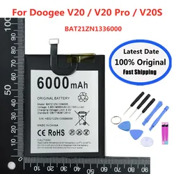 New 100% Original Battery BAT21ZN1336000 For DOOGEE V20 Pro V20Pro / V20S Phone Bateria 6000mAh Fast Shipping