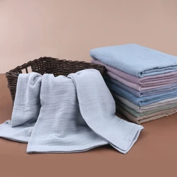 Baby Muslin-Towel Cotton Swaddle Blanket Infant Summer Thin Quilt High Absorbent Bath Towel Air Conditioned Room Blanket