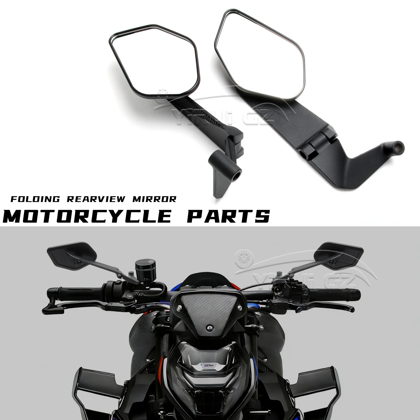 Rearview Mirrors For BMW M1000XR R1300R Motorcycle Side View Mirror Wind Wing Stealth Winglets S1000R S1000XR F900R F900XR G310R