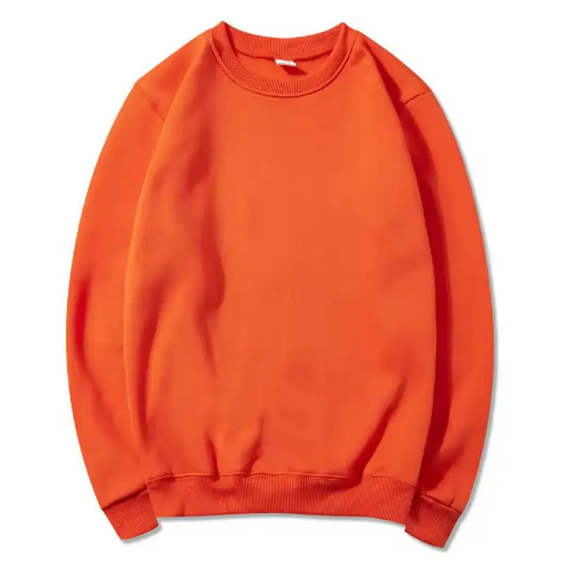 Herren-Hoodie mit Rundhalsausschnitt, Herbst-Winter-Fleece, warm, lässig, lockerer Pullover, einfarbig, Sport-Sweatshirt mit langen Ärmeln – Detail 6