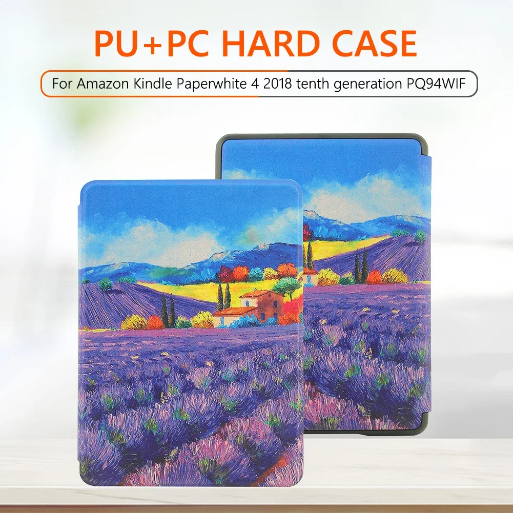 Protective Case for Kindle Paperwhite 4 2018 Gen 10 PQ94WIF E-book Reader Cover