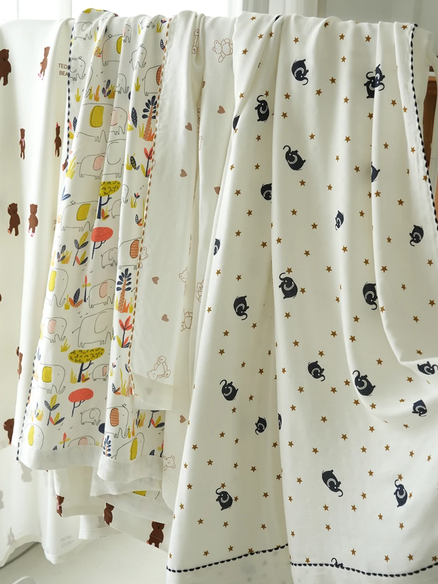 

Легкое летнее одеяло из бамбукового волокна для охлаждения, современный минималистичный дизайн, тонкое летнее одеяло для сна в кондиционированных помещениях