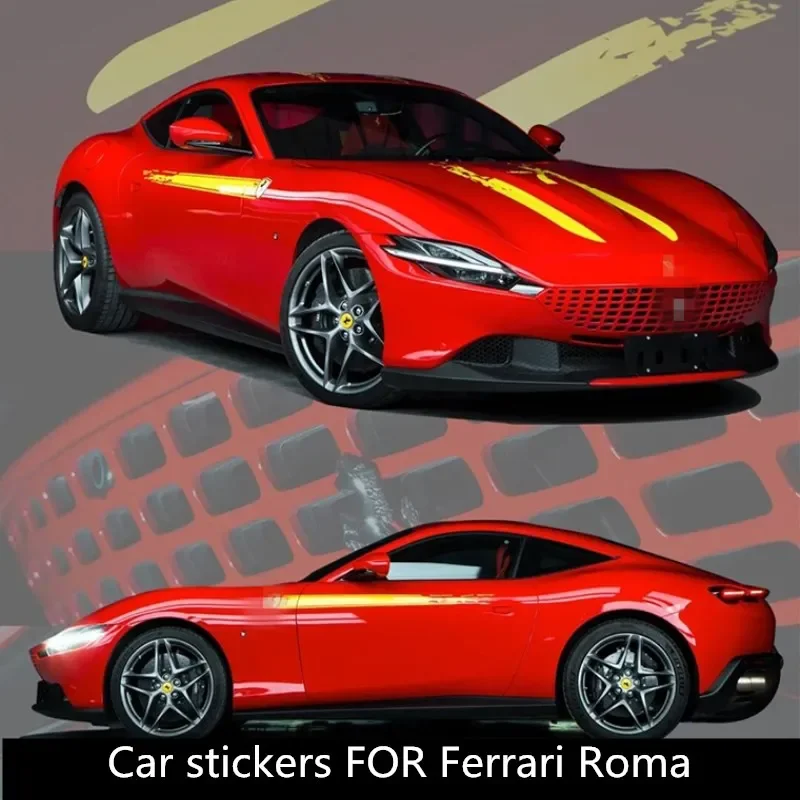 Car stickers FOR Ferrari Roma body appearance personalized custom sports racing decals film