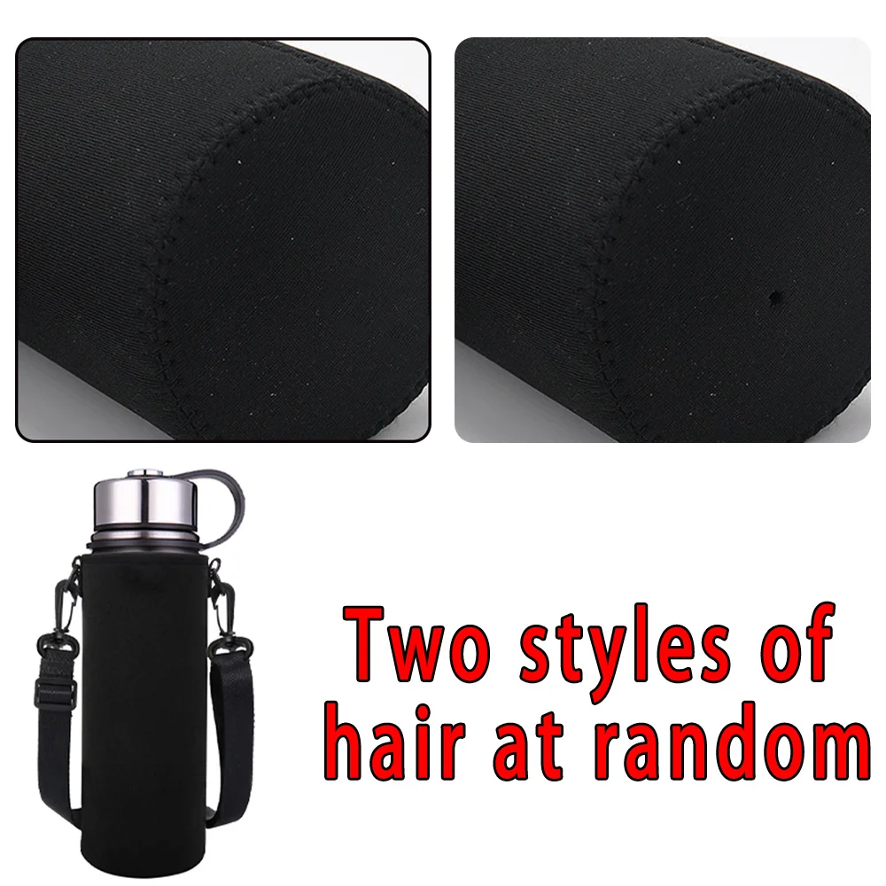 ポータブル 750ML/1000ML/1500ML スポーツウォーターボトルカバー 調整可能な断熱バッグ 魚の文字プリント 旅行用ウォーターボトルケース