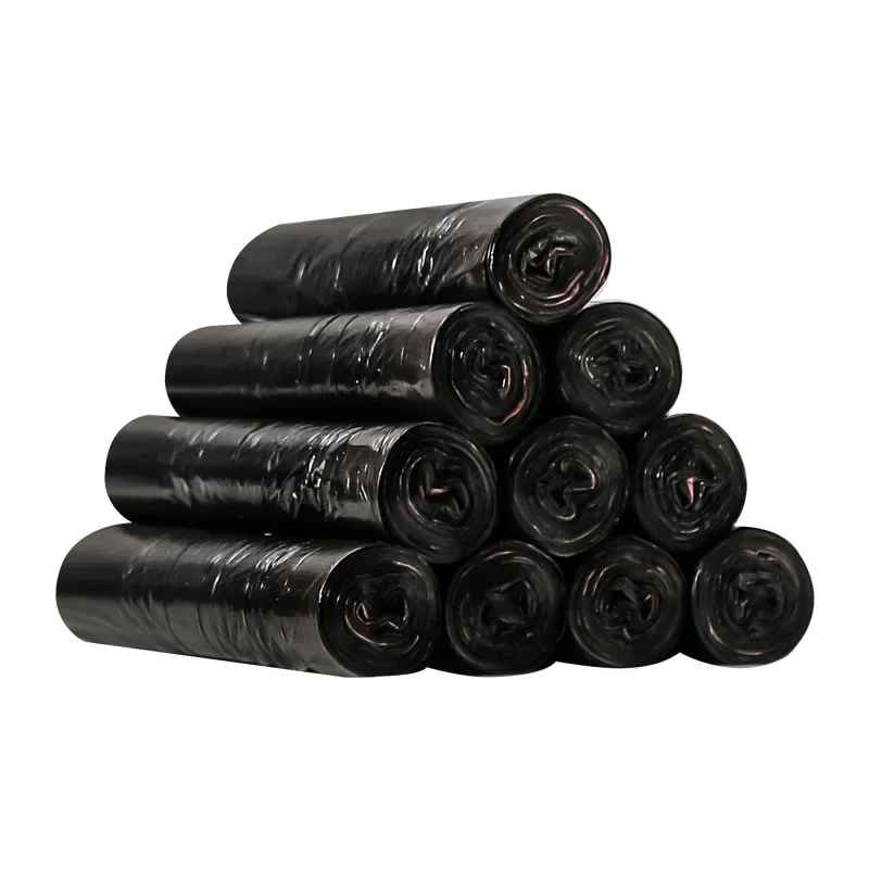 90 Pcs Thicken Disposable Garbage Bags Kitchen Storage Trash Can Liner Protect Privacy Plastic Waste Bag