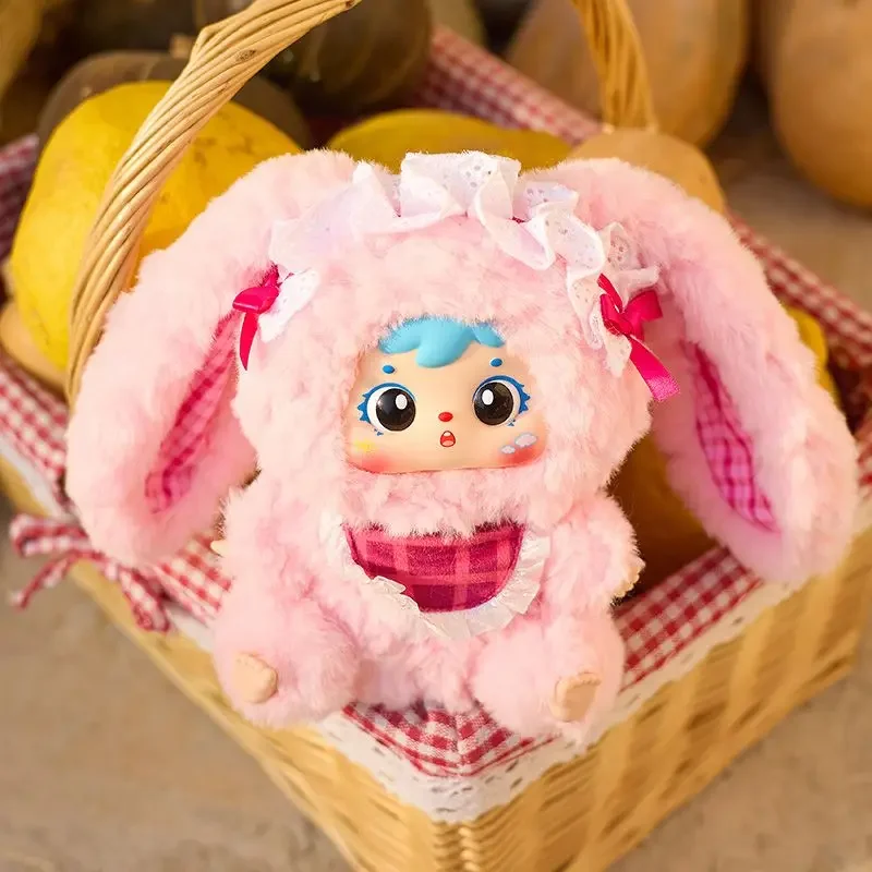 Samuel – petit lapin grande série familiale, boîte aveugle tendance, sac de poupée mignon, pendentif de décoration, jouet pour fille, cadeau Kawaii pour enfants