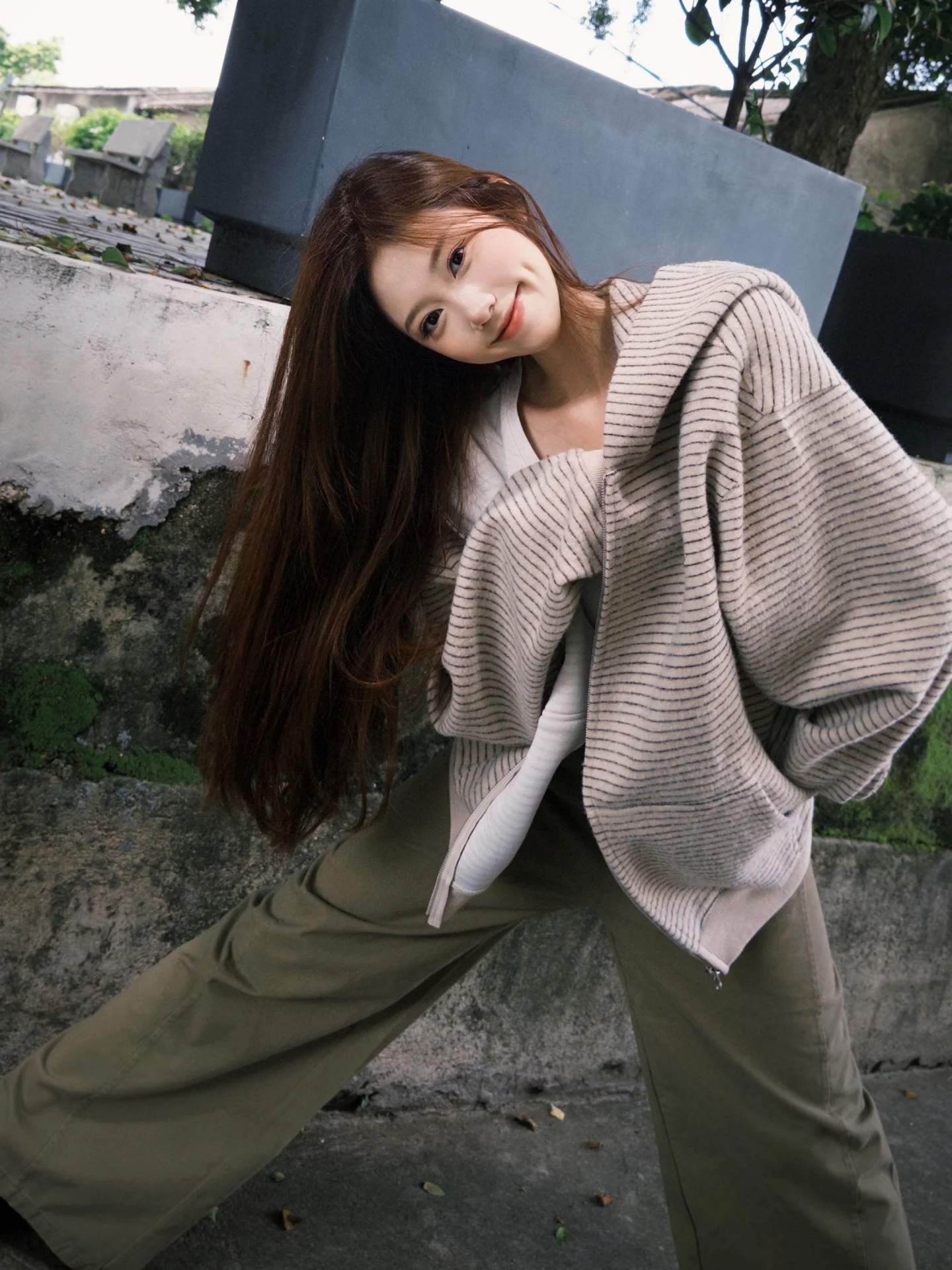 

Мужская утепленная зимняя куртка-худи в американском стиле с флисовой подкладкой, повседневная, свободного кроя, на молнии, с полосатым узором, теплая верхняя одежда