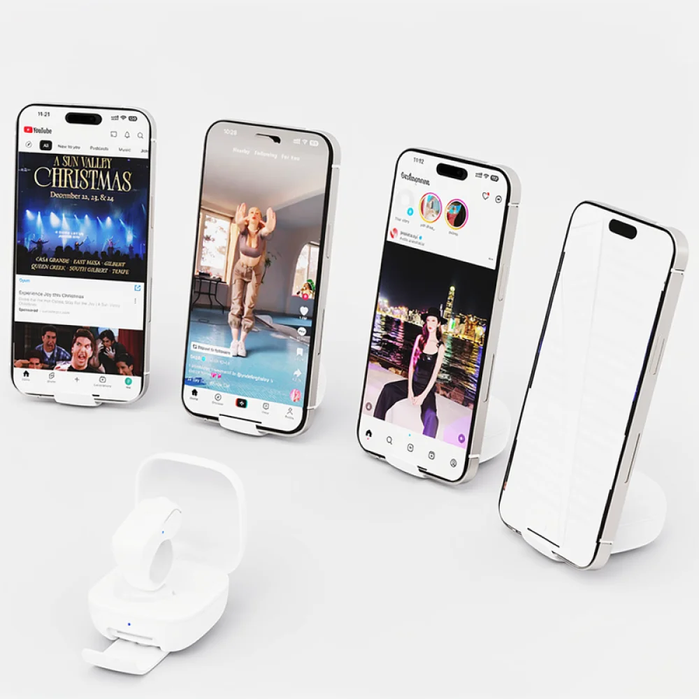 Wireless Finger Controller For Tiktok Scrolling Ebook Page Turner Remote Photography Shutter Tool Bluetooth Connection