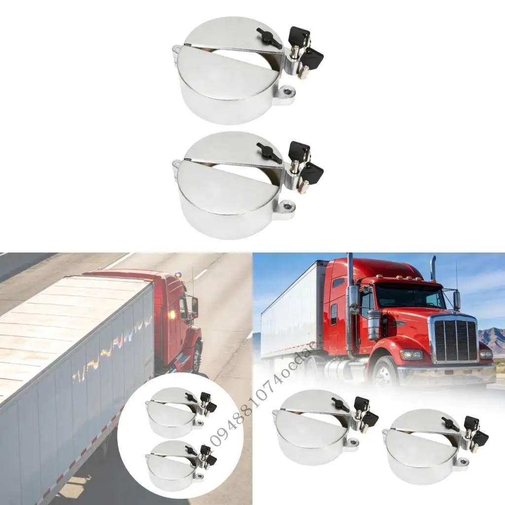 

2 шт. усовершенствованная противоугонная крышка топливного бака с вращающимся сердечником замка и боковой застежкой для 8 класса