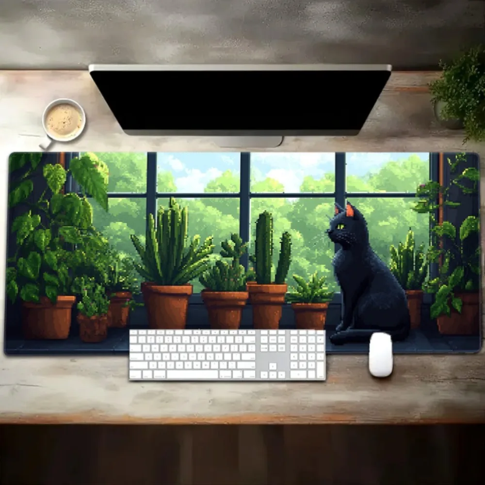 Tapis de souris pour jeux vidéo, tapis de souris antidérapant, convient à la maison et au bureau, organiseurs de bureau et plateaux, tapis de souris