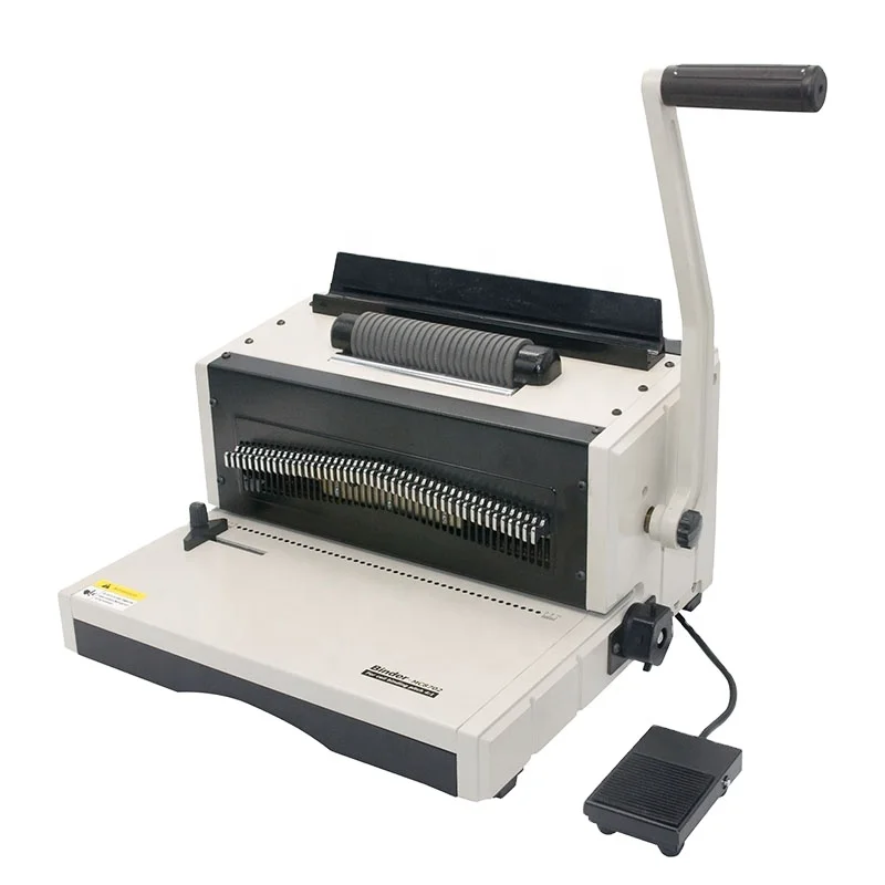 2025 A 3 Size MC 8702 Spiral Coil Binding Machine Operated