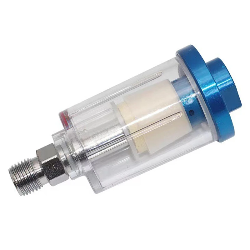 Small Air Filter Pneumatic Spray Paint Oil Water Separator Water Compartment Standard Thread Transparent Air Compressor